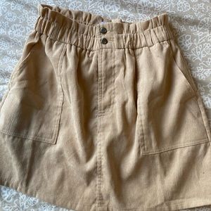 Corduroy skirt